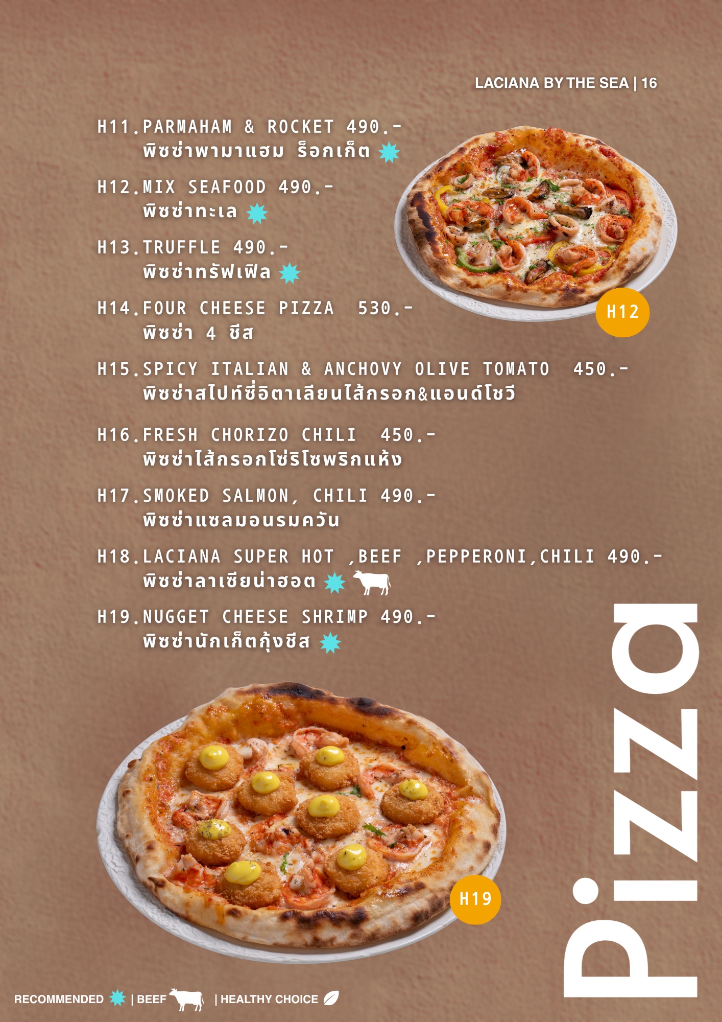Laciana menu page 19